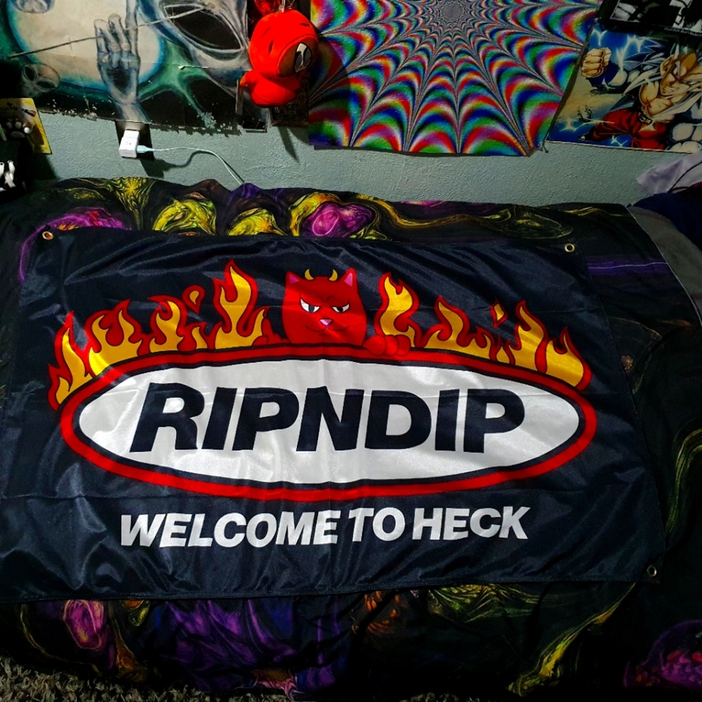 RIPNDIP "Welcome to Heck" Cat Devil Lord Nermal